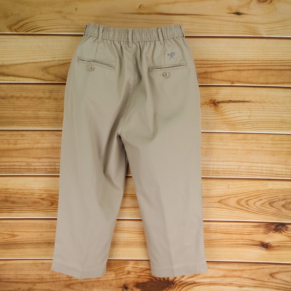 Pembrook Capri Pant High Rise Womens L Brown STRETCH WAIST: 30-33 INCHES Pockets - Picture 2 of 7